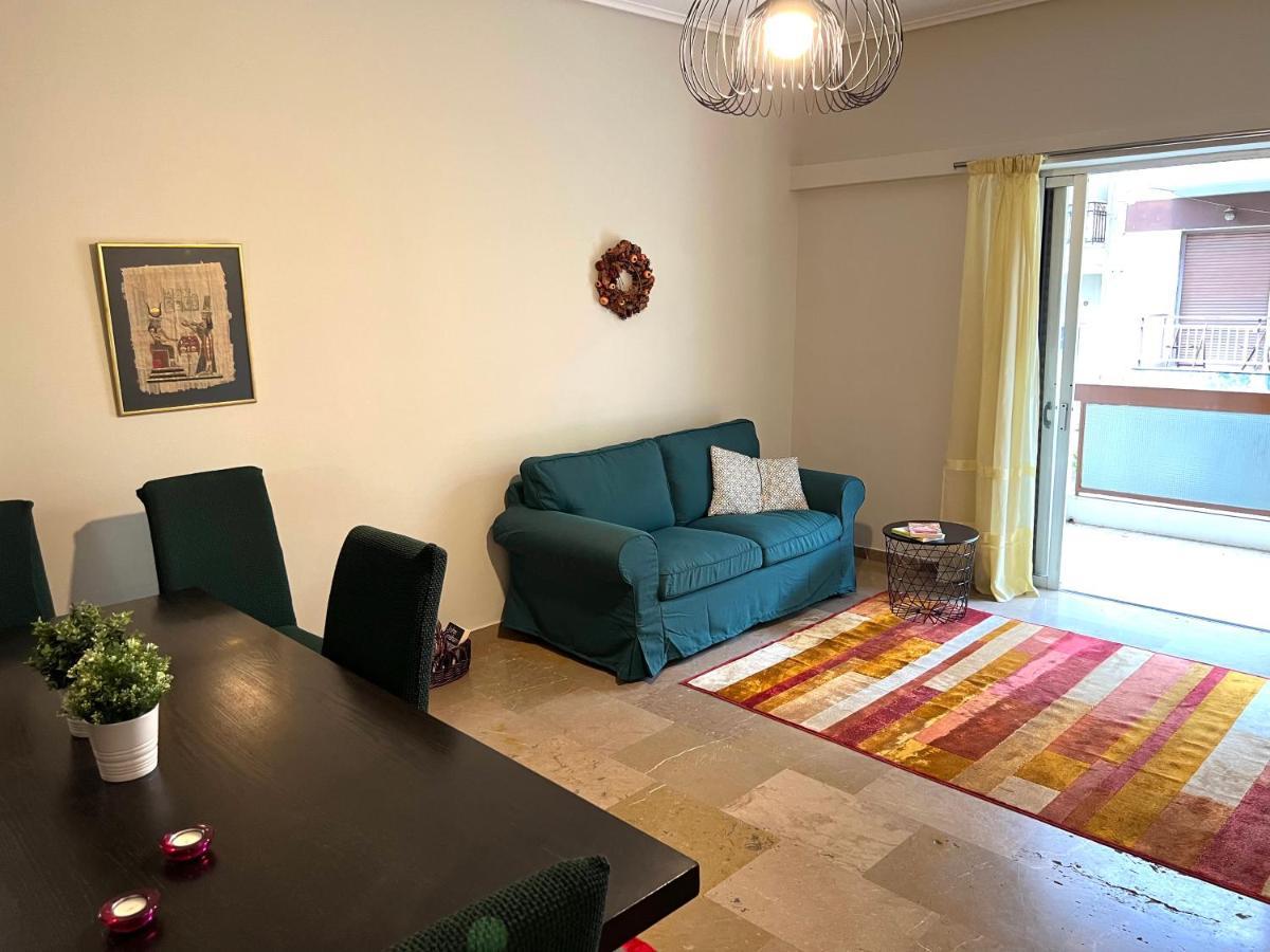 אתונה Agios Eleftherios Metro St. 2 Bedrms 4 Pers. Flat מראה חיצוני תמונה