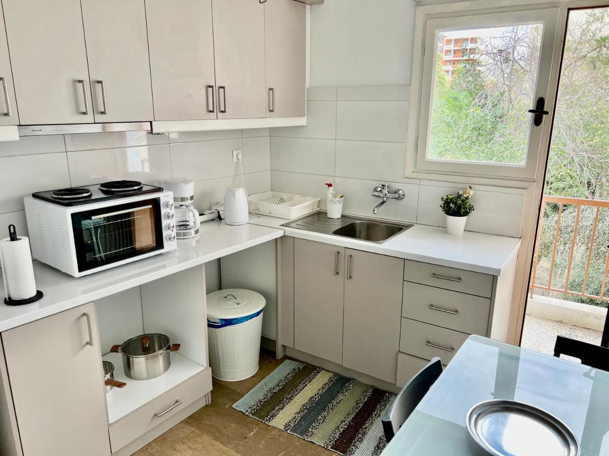 אתונה Agios Eleftherios Metro St. 2 Bedrms 4 Pers. Flat מראה חיצוני תמונה